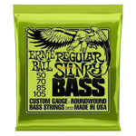 Ernie Ball Regular Slinky Nickel Wound 4-string Bass Guitar Strings, 50-105 Gauge (P02832)