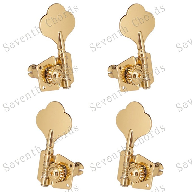 A Set 4Pcs 5Pcs 6Pcs Sliver Gold Opened Electric Bass Guitar Tuning Pegs Machine Heads Tuners For Bass Guitar Accessories Parts