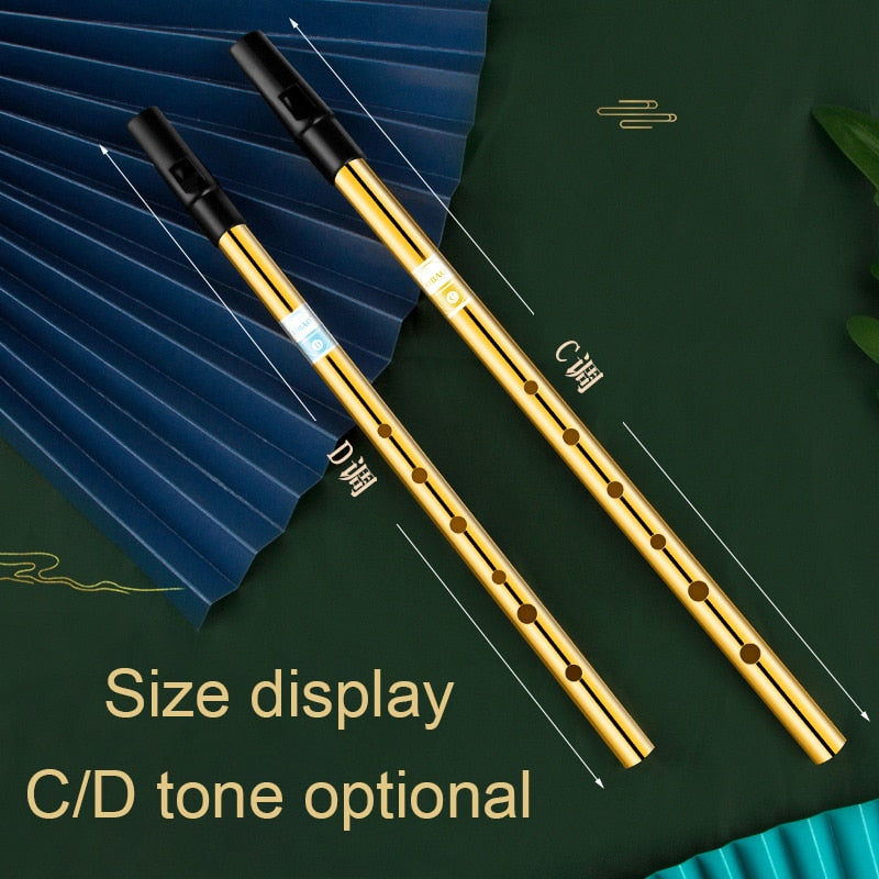 Irish Whistle Flute C/ D Key Bamboo Flute Professional Woodwind Musical Instruments Chinese Traditional Musical Instruments