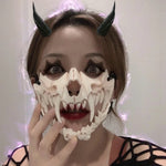 Halloween Demon Mask Carnival Werewolf  Skull Mask Cosplay Costumes Anime Cosplay Mask Face Headwear Horror Party Props