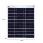 30W Solar Panel Portable 5V Fast-charging Cell Board Outdoor Emergency Charging Battery Camping Hiking Travel Phone Charger