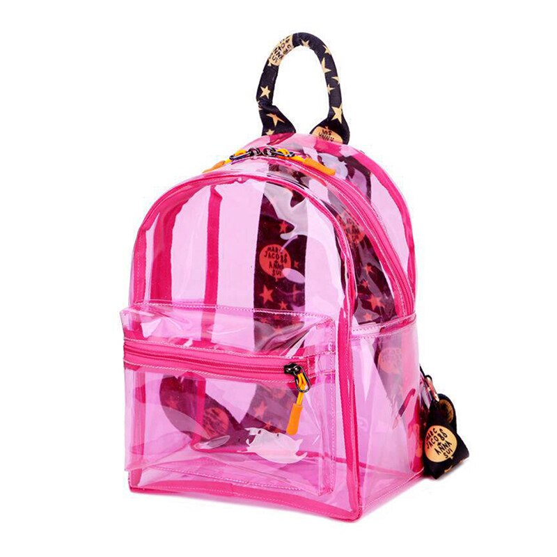 TINTAT Fashion Clear Women Backpack Transparent Mini Cute Backpack Travel School Backpack Student Bag For Girls Child Mochila