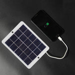 USB Solar Panel Study Silicon Battery Charger Outdoor Travel USB Polysilicon DIY Solar Panel for Light Mobile Phone Battery
