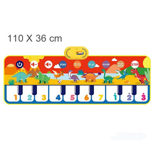 7 Styles Big Size Baby Musical Mat Toys Piano Toy Infantil Music Playing Mat Kids Early Education Learning Children Gifts