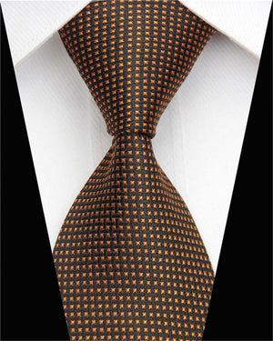 Fashion Ties for Men Accessories 3&quot;(7.5cm) Wide Business Wedding Silk Tie Jacquard Woven Black Green White Gray Men&#39;s Necktie