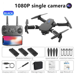 2021 NEW Drone 4k profession HD Wide Angle Camera 1080P WiFi fpv Drone Dual Camera Height Keep Drones Camera Helicopter Toys