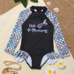 Children&#39;s One-piece Surf Wear Swimsuit Baby Swimwear Children&#39;s One-piece Cute Swimsuit Girls Swimsuit