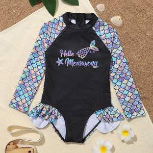 Children&#39;s One-piece Surf Wear Swimsuit Baby Swimwear Children&#39;s One-piece Cute Swimsuit Girls Swimsuit