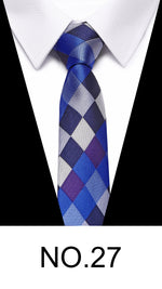 Newest design 7.5 and 8 cm Luxurious Silk Necktie Men Tie Gravatas Dark Gray Striped Shirt Accessories Man&#39;s New Year&#39;s Day