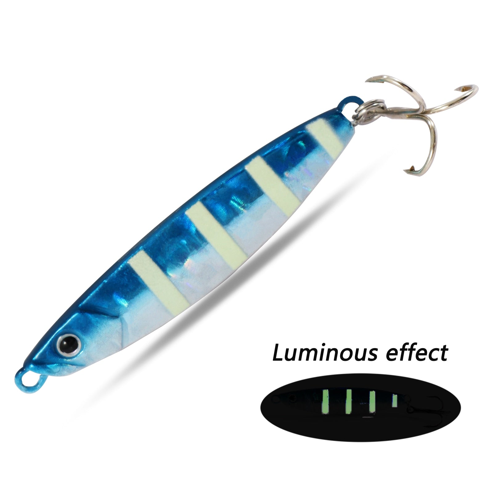 Metal Fishing Lure 10g 15g 20g Shore Cast Hook Swimbait Spoon Jig Artificial Bait Laser Cover Pike Trout Pesca Spinning Tackle