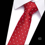 160 Colors Fashion Dropshipping Silk Necktie Wedding Accessories Dot Blue Man Fit Workplace Tie Men Necktie Gravatas