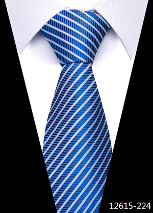 High Quality Nice Handmade  Silk Neck Tie Men Solid Sky Blue Clothing accessories Male Gravatas Fit Wedding Formal Workplace
