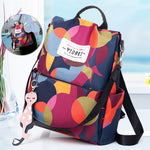 Dropship Waterproof Nylon Women Backpack Fashion Anti-Theft Women Backpack Print School Bag High Quality Large Capacity Backpack