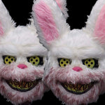 Plush Bloody Bunny Rabbit Bear Creepy Scary Mask Hare Halloween Masks Horror Halloween Dance Prom Costume Props Horror Masks