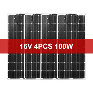 Dokio 18V/16V 100W 200W Flexible Monocrystalline Solar Panel Charge 12V Battery For Car/Boat/ Home Waterproof Solar Panel China