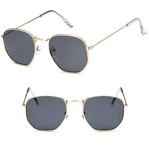 LeonLion Fashion Retro Sunglasses Men 2021 Square Vintage Glasses for Men/Women Luxury Sunglasses Men Small Lunette Soleil Homme