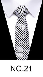 Newest design 7.5 and 8 cm Luxurious Silk Necktie Men Tie Gravatas Dark Gray Striped Shirt Accessories Man&#39;s New Year&#39;s Day