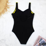 Women Striped Swimsuit 2022 One Piece Backless Swimwear Sexy Slimming Beach Wear Summer Vintage Bathing Suits S~XXL