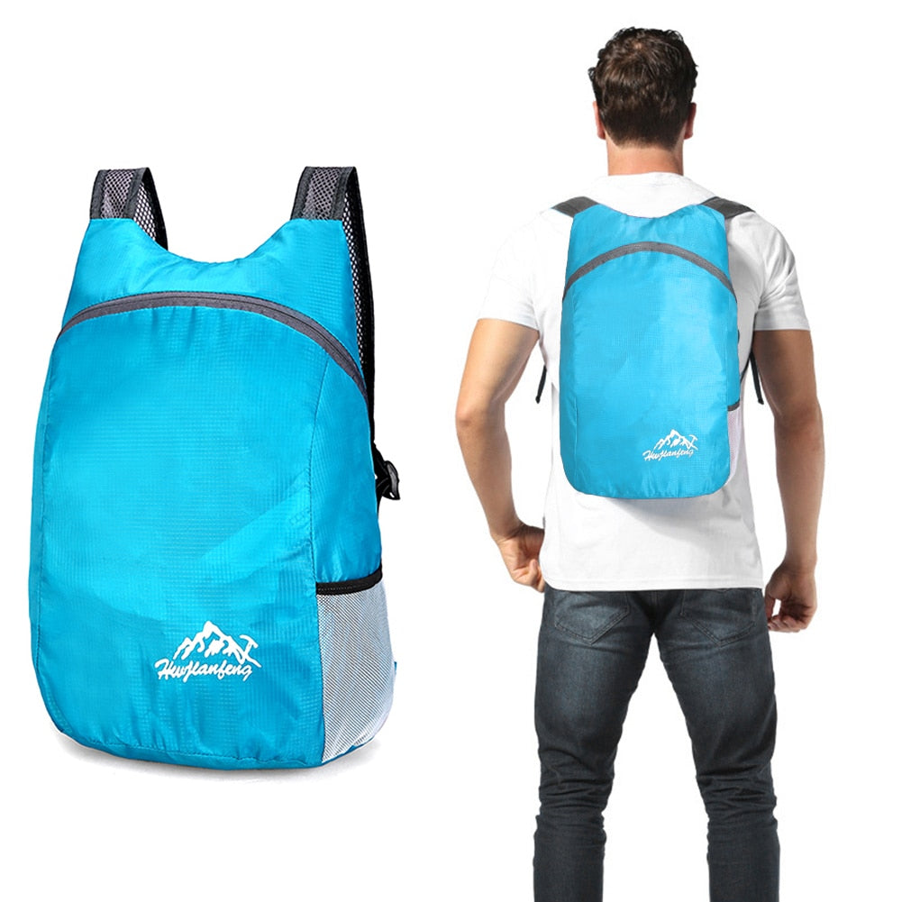 Lightweight Folding Backpack for Men Women Waterproof Foldable Ultralight Outdoor Travel Backpack Camping Hiking Sports Daypack