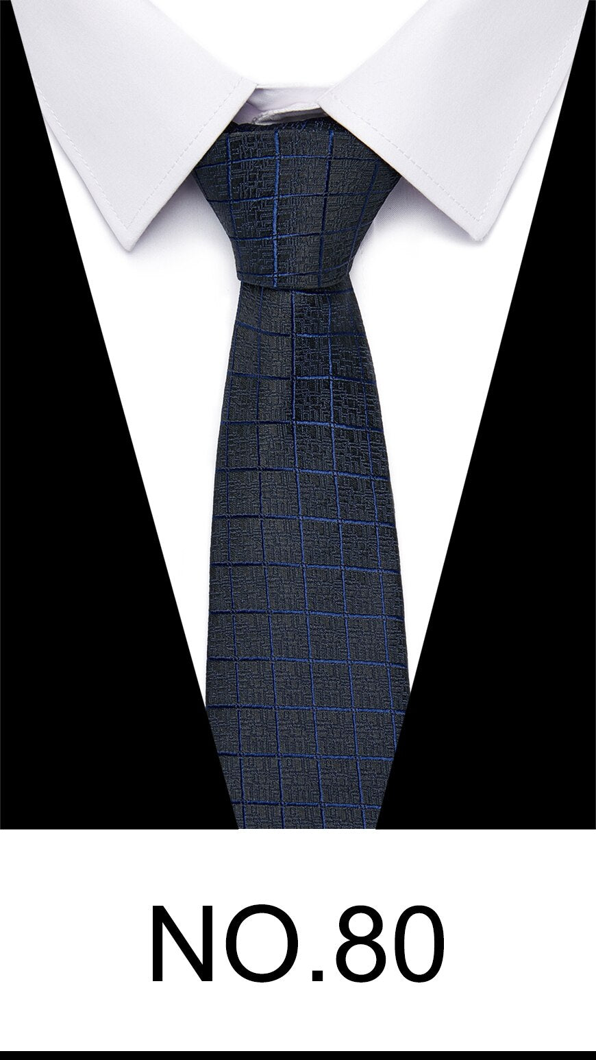 Newest design 7.5 and 8 cm Luxurious Silk Necktie Men Tie Gravatas Dark Gray Striped Shirt Accessories Man&#39;s New Year&#39;s Day