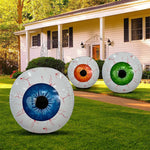 Halloween Inflatable Eyeball Decor Remote Control 55*55 cm Led Luminous Eyeball Halloween Theme Eyeballs Outdoor Party Decor