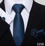 Fashion Brand Nice Handmade Silk Tie Handkerchief Cufflink Set For Men Necktie Orange Paisley Shirt Accessories lover&#39;s day