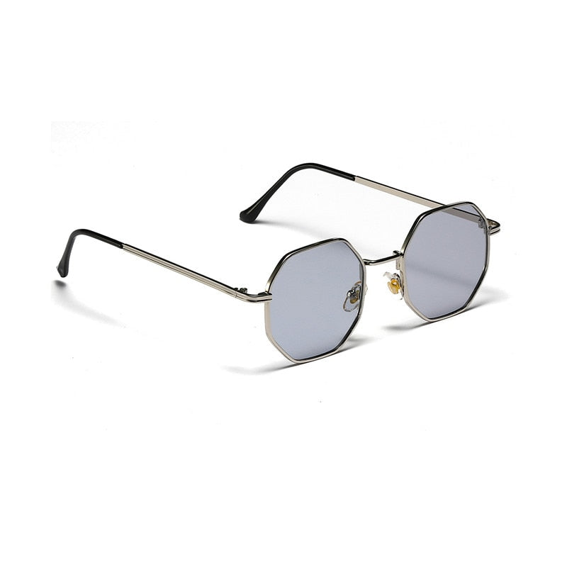 Trend Square Sunglasses Luxury Brand Sun Glasses Women Men Fashion Small Frame Polygon Sun Mirror Gradient Men&#39;s Gafas De Sol UV