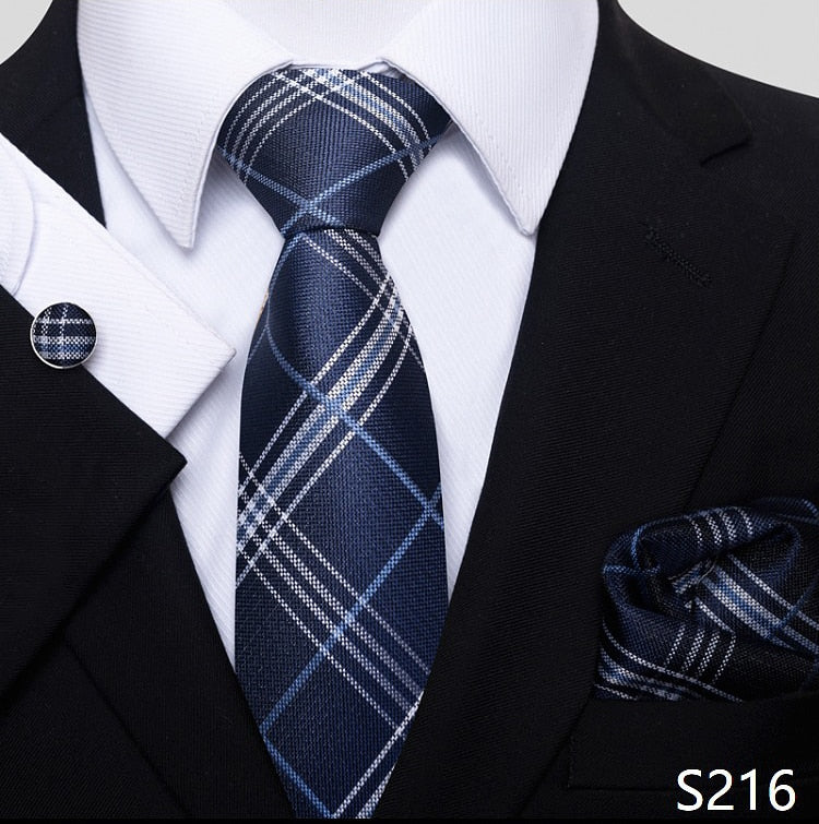 Fashion Brand Nice Handmade Silk Tie Handkerchief Cufflink Set For Men Necktie Orange Paisley Shirt Accessories lover&#39;s day