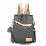 D0LF Women Backpack Purse Nylon Anti-theft Rucksack Lightweight Shoulder Bag Convertible Ladies Fashion Casual Daypack