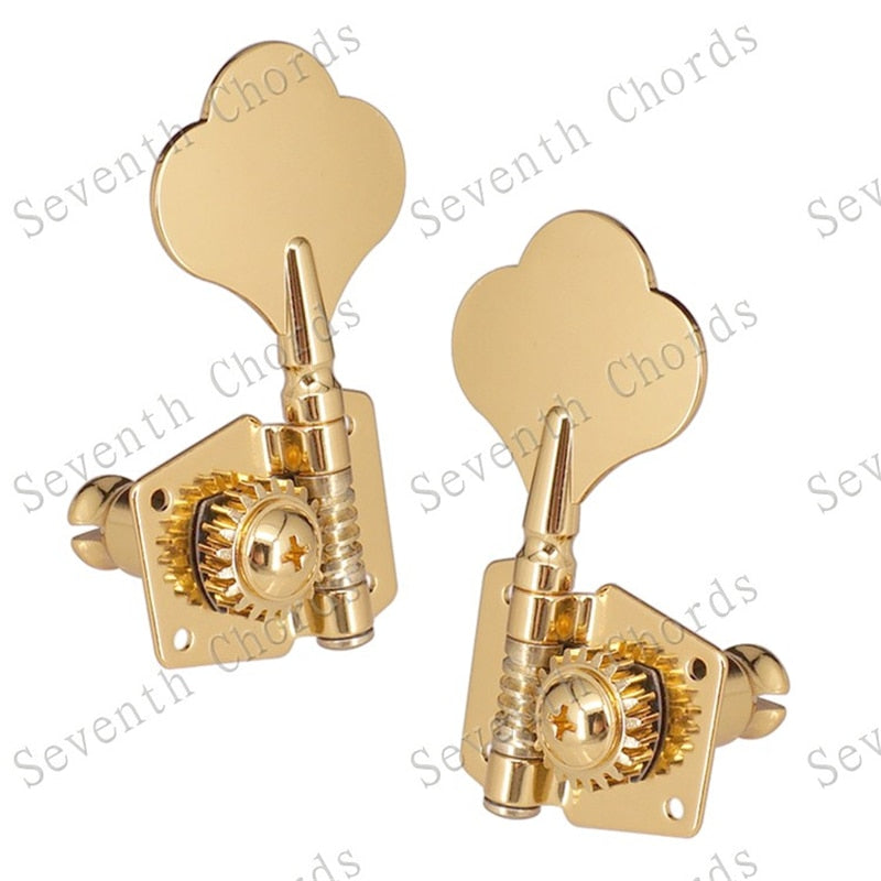A Set 4Pcs 5Pcs 6Pcs Sliver Gold Opened Electric Bass Guitar Tuning Pegs Machine Heads Tuners For Bass Guitar Accessories Parts