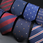 Novelty Ties For Men Cartoon Dog Dots Paisley Striped Fashion Mens Business Meeting Wedding Tuxedo Suit Shirt Daily Wear Cravat