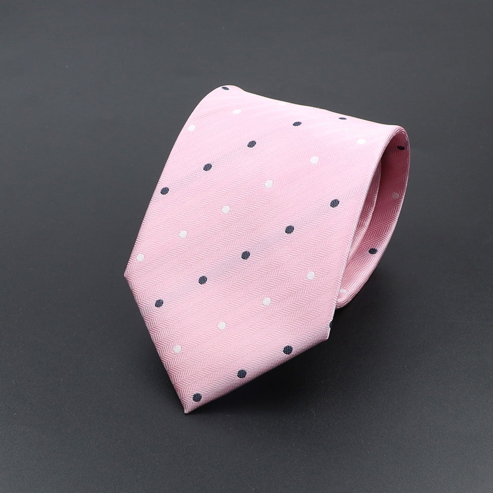 Novelty Ties For Men Cartoon Dog Dots Paisley Striped Fashion Mens Business Meeting Wedding Tuxedo Suit Shirt Daily Wear Cravat