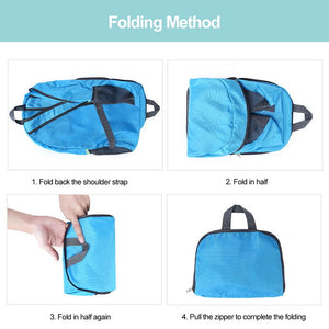 Foldable Backpack Camping Hiking Ultralight Folding Travel Daypack Bag 2022 Outdoor Mountaineering Sports Daypack for Men Women