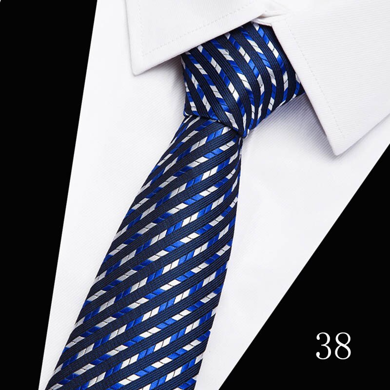 160 Colors Fashion Dropshipping Silk Necktie Wedding Accessories Dot Blue Man Fit Workplace Tie Men Necktie Gravatas