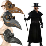 Plague Doctor Bird Mask Latex Long Nose Beak Cosplay Steampunk Halloween Mask for Adults Kids Halloween Cosplay Party Props