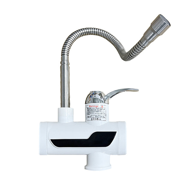 TINTON LIFE Instant Tankless Electric Hot Water Heater Faucet Kitchen Instant Heating Tap Water Heater with LED EU Plug