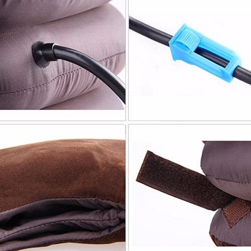 Adjustable Inflatable Neck Stretcher Pain Relief Shoulder Tension Back Traction