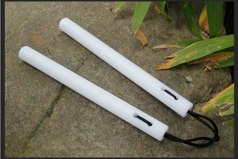 Brace Lee Rubber Nunchucks Martial Arts Products Black/White  Martial Arts Equipment  Nunchucks for Training