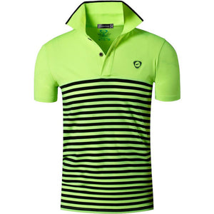 jeansian Men's Sport Tee Polo Shirts Poloshirts Casual Wear Golf Tennis Badminton Dry Fit Short Sleeve LSL263