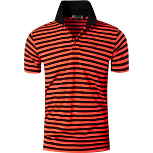jeansian Men's Sport Tee Polo Shirts Poloshirts Casual Wear Golf Tennis Badminton Dry Fit Short Sleeve LSL263