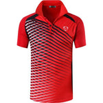 jeansian Men's Sport Tee Polo Shirts Poloshirts Casual Wear Golf Tennis Badminton Dry Fit Short Sleeve LSL263
