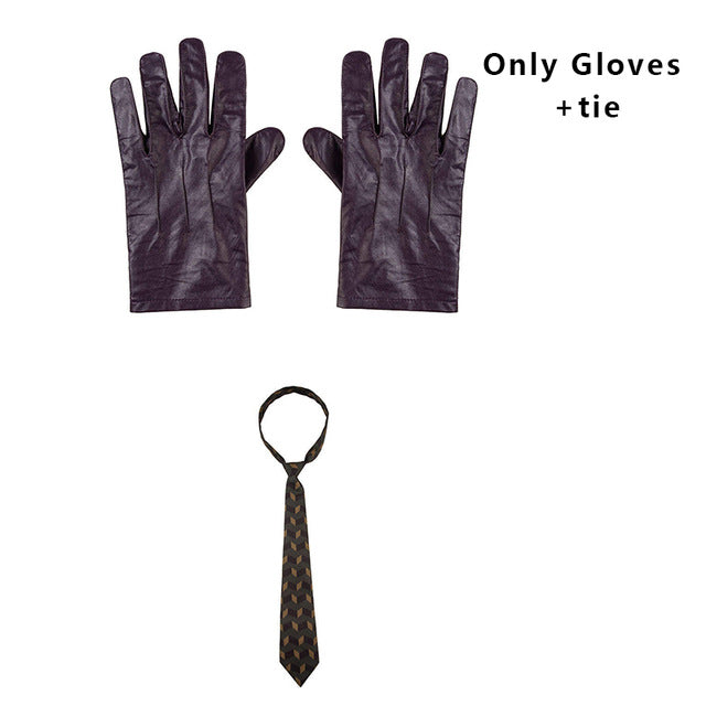 DC The Dark Knight Rises Joker Costume Cosplay Batman Vest Mask T-shirt Suit Coat Blazer Adult Heath Ledger Halloween Custom