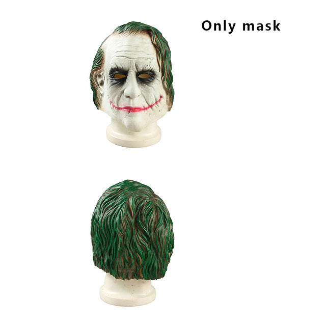 DC The Dark Knight Rises Joker Costume Cosplay Batman Vest Mask T-shirt Suit Coat Blazer Adult Heath Ledger Halloween Custom