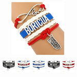 Country Puerto Rico Boricua Germany Scotland Australia England Mexico Colombia United States America Bracelets for Women