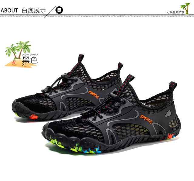 Water Shoes Outdoor Men Shoes Breathable Caravan 4 Colour 46 Men Sneakers 44 Wear Resisting Women Shoes 35 Sport Plus Size 47
