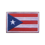 3D Embroidered Armband South America Flag Puerto Rico Morale Badge Clothing Backpack Hat Outdoor Sports Decoration Patch