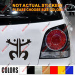 Coqui Decal Sticker Car Vinyl Puerto Rico PR pick size color no bkgrd