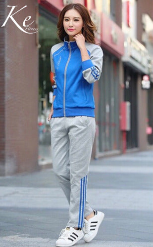 KE Sport set big size plus sweater lovers unisex couples tracksuit man woman  uniform casual wear student uniforms