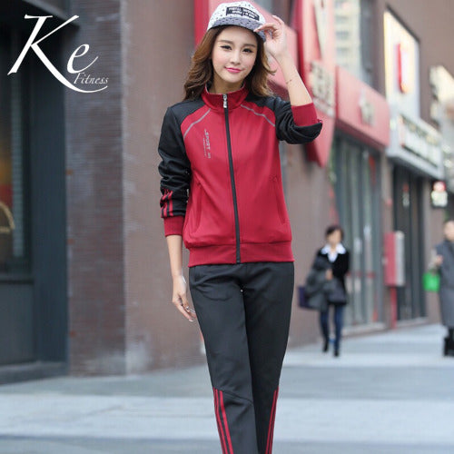 KE Sport set big size plus sweater lovers unisex couples tracksuit man woman  uniform casual wear student uniforms