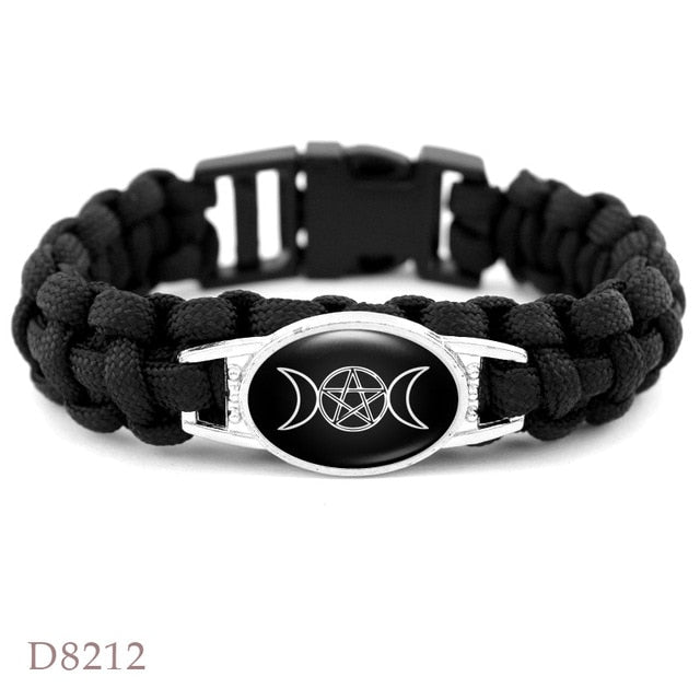AKA 1908 Puerto Rico Flag Baseball Starfish Beach Railway Crossing I Love You to the Moon and Back Survival Paracord Bracelets